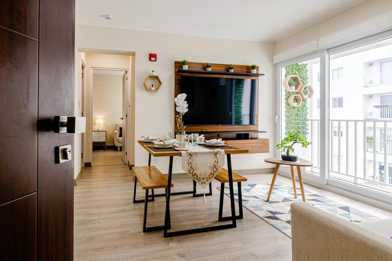 Peaceful 2Br Apartment W Balconies N Parking Lima Exterior foto